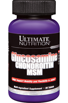 ULTIMATE NUTRITION GLUCOSAMINE & CHONDROITIN & MSM (90 ТАБ.)