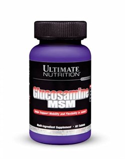 ULTIMATE NUTRITION GLUCOSAMINE & MSM (60 ТАБ.)